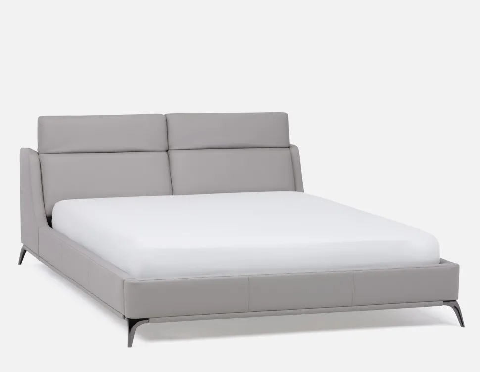 JONNAH leather king size bed