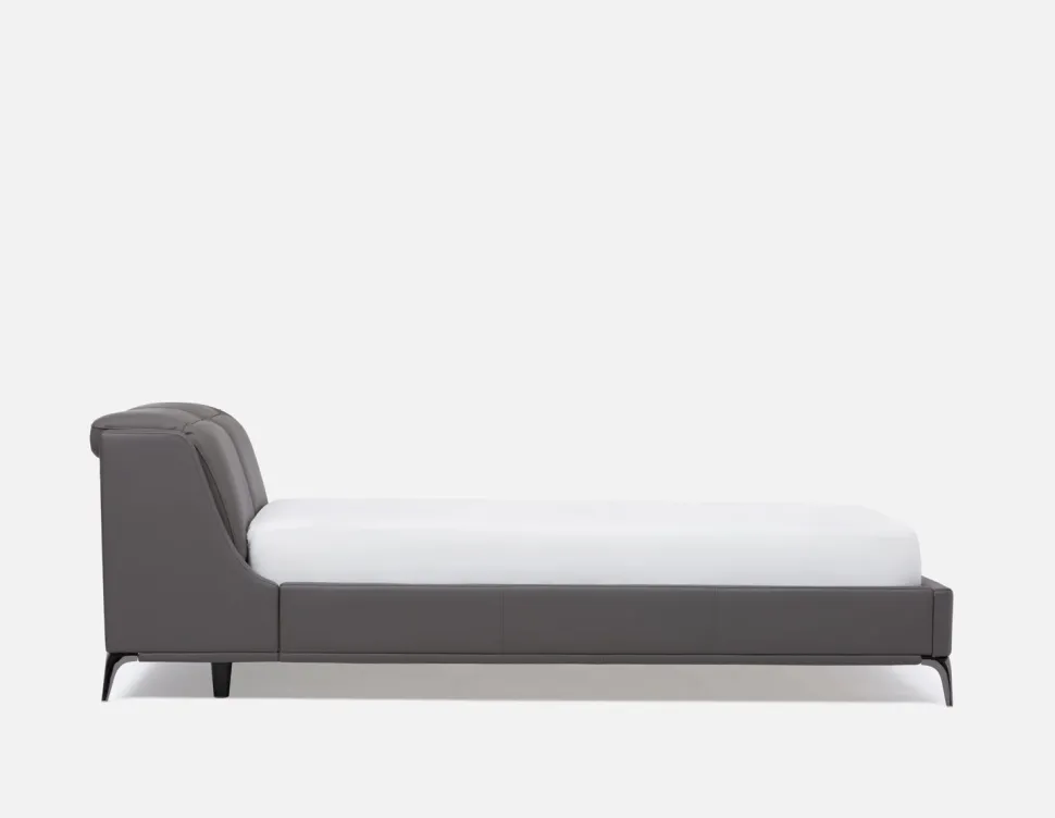 JONNAH leather king size bed