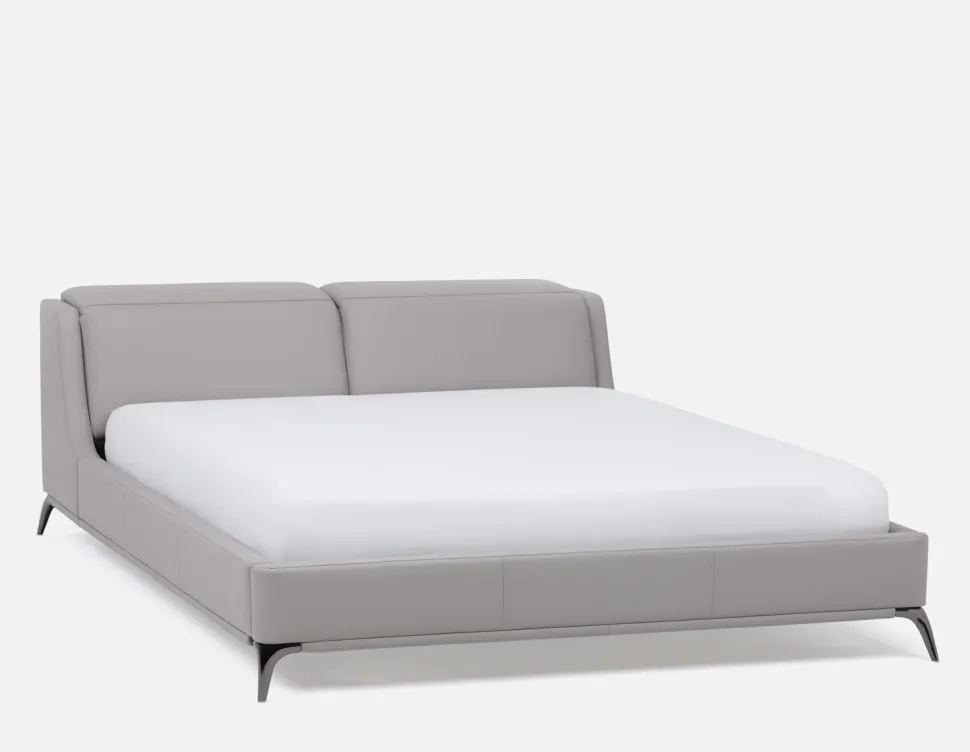 JONNAH leather king size bed