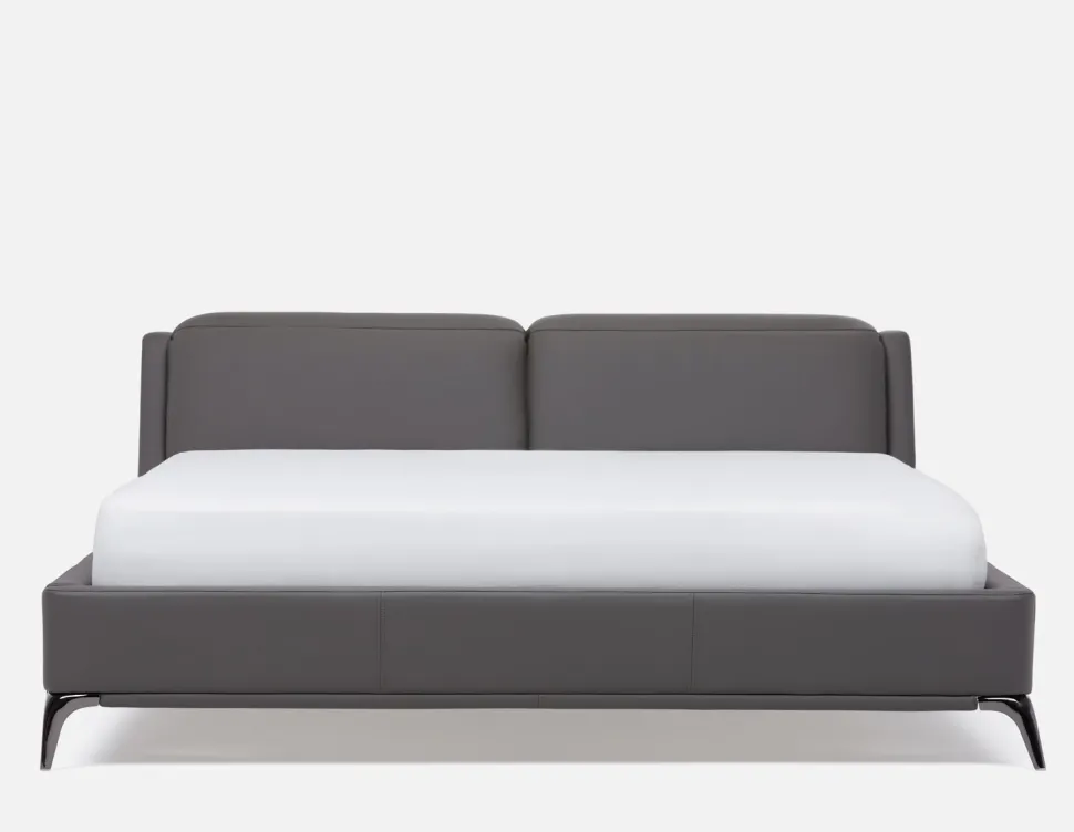 JONNAH leather king size bed