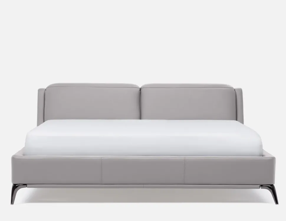 JONNAH leather king size bed