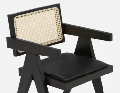JOSS natural rattan dining armchair