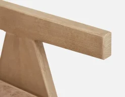 JOSS natural rattan dining armchair