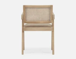 JOSS natural rattan dining armchair
