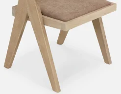 JOSS natural rattan dining armchair