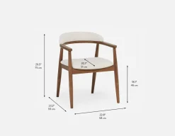 JOSY mid-century dining armchair