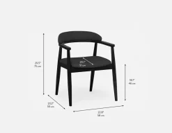 JOSY mid-century dining armchair