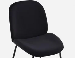 JUDITH contemporary velvet dining chair