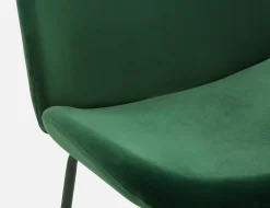 JUDITH contemporary velvet dining chair