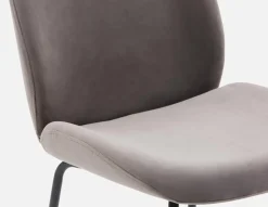 JUDITH contemporary velvet dining chair