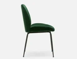 JUDITH contemporary velvet dining chair
