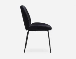 JUDITH contemporary velvet dining chair