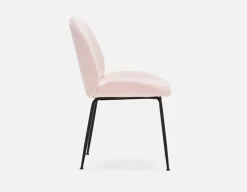 JUDITH contemporary velvet dining chair