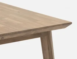 KABBANN acacia wood dining table 180 cm