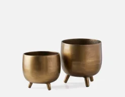 KAYES 2-piece aluminum planter set