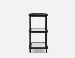 KAYRA 3-tier mirrored Shelves 100 cm
