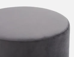 KEIRA velvet ottoman