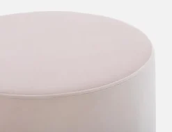KEIRA velvet ottoman