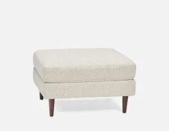KEIRA velvet ottoman