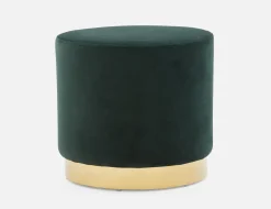 KEIRA velvet ottoman