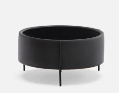 KENDALL ceramic planter with metal stand 34 cm