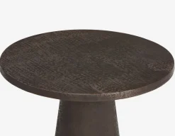 KERALA handcrafted aluminum end table 63 cm