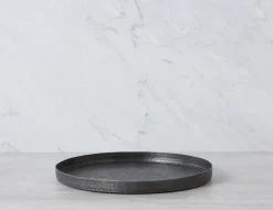 KEREN aluminum jar with marble lid 15 cm