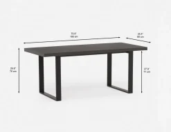 KIERA modern dining table 180cm