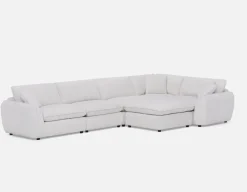 KIMM contemporary 6-pc modular sectional sofa