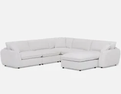 KIMM contemporary 6-pc modular sectional sofa