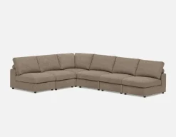 KIMM contemporary 6-pc modular sectional sofa