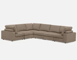 KIMM contemporary 6-pc modular sectional sofa