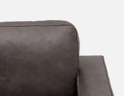KINSEY 100% leather armchair