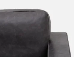 KINSEY 100% leather armchair