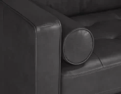 KINSEY 100% leather loveseat