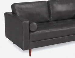 KINSEY 100% leather loveseat