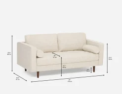 KINSEY mid century loveseat