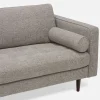 KINSEY mid-century modern 3-seater sofa