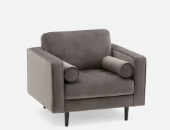 KINSEY velvet armchair