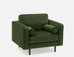 KINSEY velvet armchair