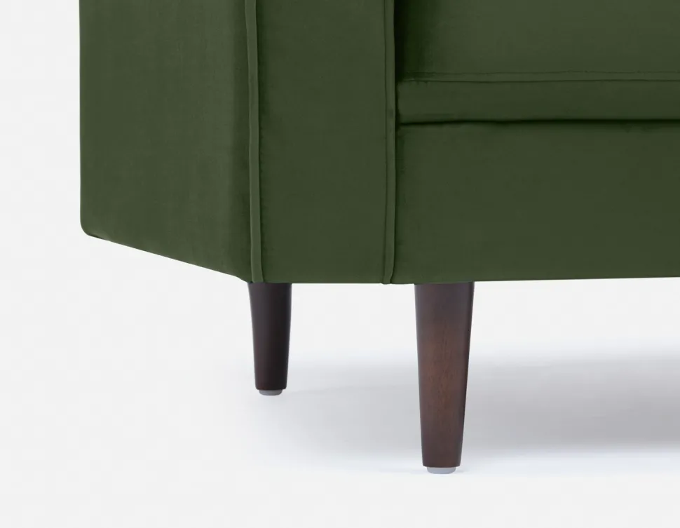 KINSEY velvet loveseat