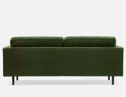 KINSEY velvet 3-seater sofa