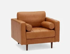 KINSEY velvet 3-seater sofa