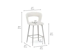 KIRIL modern contemporary counter stool 69 cm