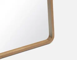 KISUMA mirror with paulownia wood frame 63 cm x 79 cm