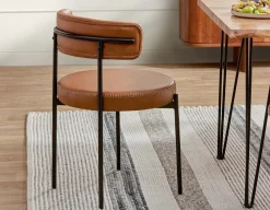 KURO industrial-modern dining chair