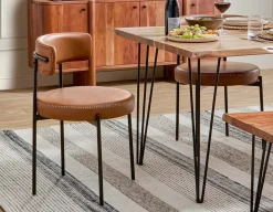KURO industrial-modern dining chair