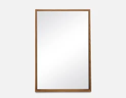 KYUSHA standing floor mirror with paulownia wood frame 36 cm x 147 cm
