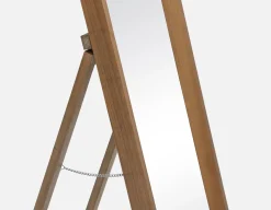 KYUSHA standing floor mirror with paulownia wood frame 36 cm x 147 cm