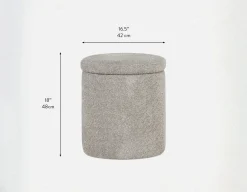 LAURENCE storage ottoman